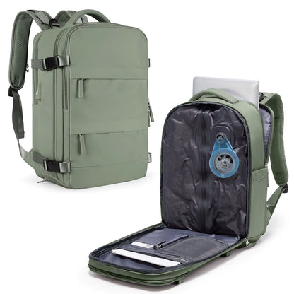 Integrated Vacuum Compression Backpack Ryanair 40X30X20 Travel Backpack Cabin Fly Bag Incase Backpack, Men Backpack Laptop Bag