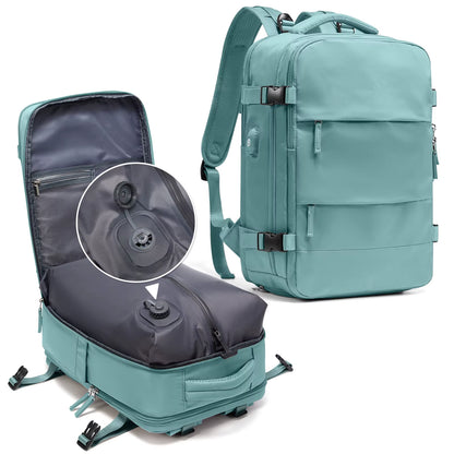 Integrated Vacuum Compression Backpack Ryanair 40X30X20 Travel Backpack Cabin Fly Bag Incase Backpack, Men Backpack Laptop Bag